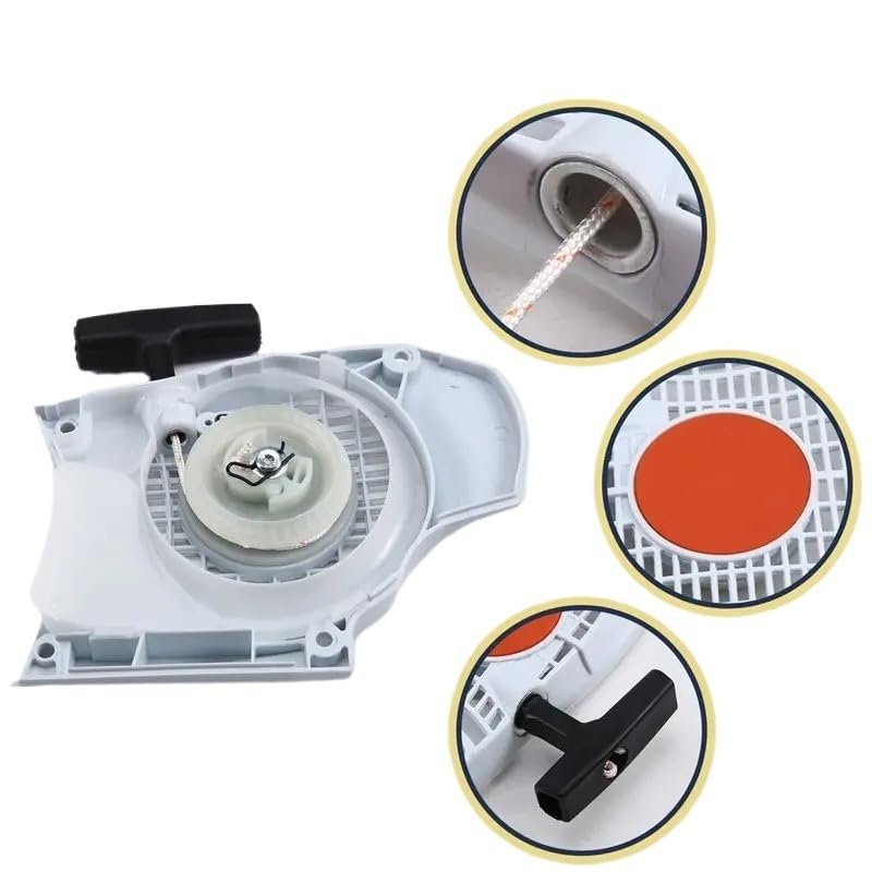 Démarreur à tirette robuste avec lanceur fluide pour STIHL MS201T - 3