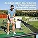 FINGER TEN Golf Rubber Tees Driving Range Value 5 Pack, Mixed Size or 5 Same Size for Practice Mat (Multicolor 5 Pack(1.5,2.25,2.75,3,3.13))