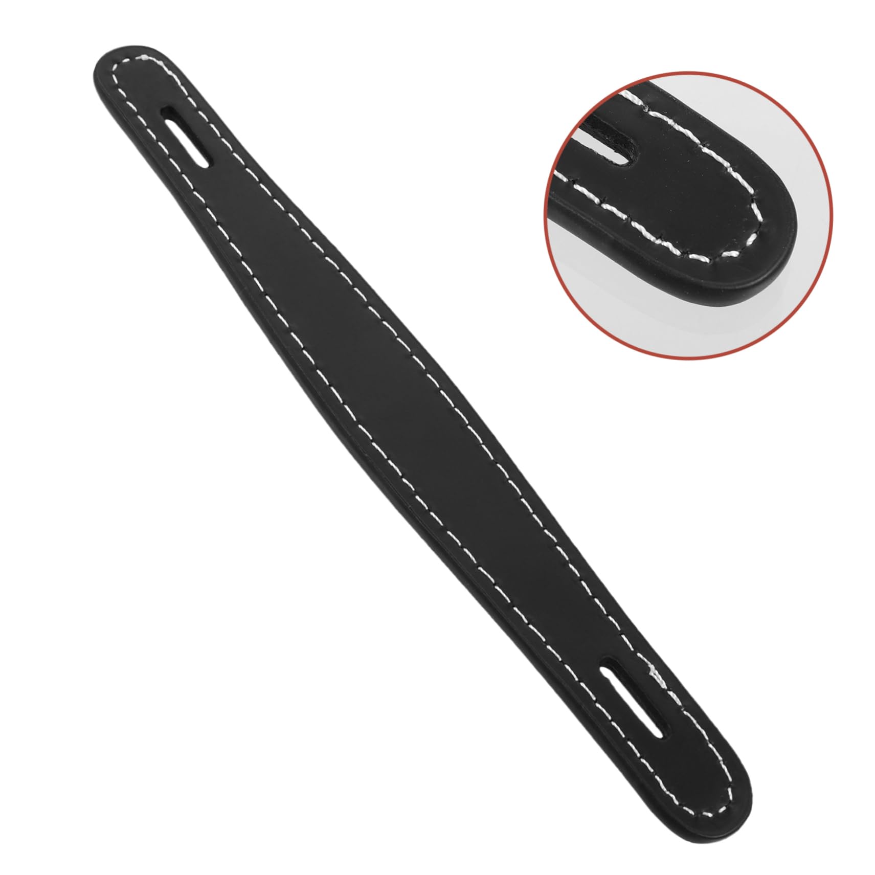 VINTORKY Cowhide Speaker Strap Handle Durable Amplifier Pull Handle for Guitars Audio Equipment Easy Installation Strong Simple Design Flat Style