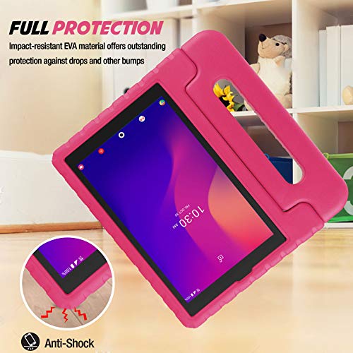 Custodia Rigida Mignova Per Alcatel 3T E Joy 2 8 Pollici &ndash; Antiurto Con Cavalletto E Protezione Completa