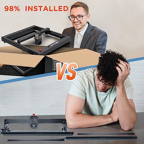 Acmer Gravador a laser P2, cortador a laser de saída de 20 W (20.000 mW), máquina de gravação a lase