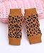8 Pcs Pet Dog Elbow Sleeve Protector Pets Leg Brace Knitted Sock Warm, Dog Elbow Wrap, Dog Leg Warmer Wrap Protector for Small,Medium Dogs Puppy Stocking Stuffers Puppy Cat Leg Sock (Leopard, M)