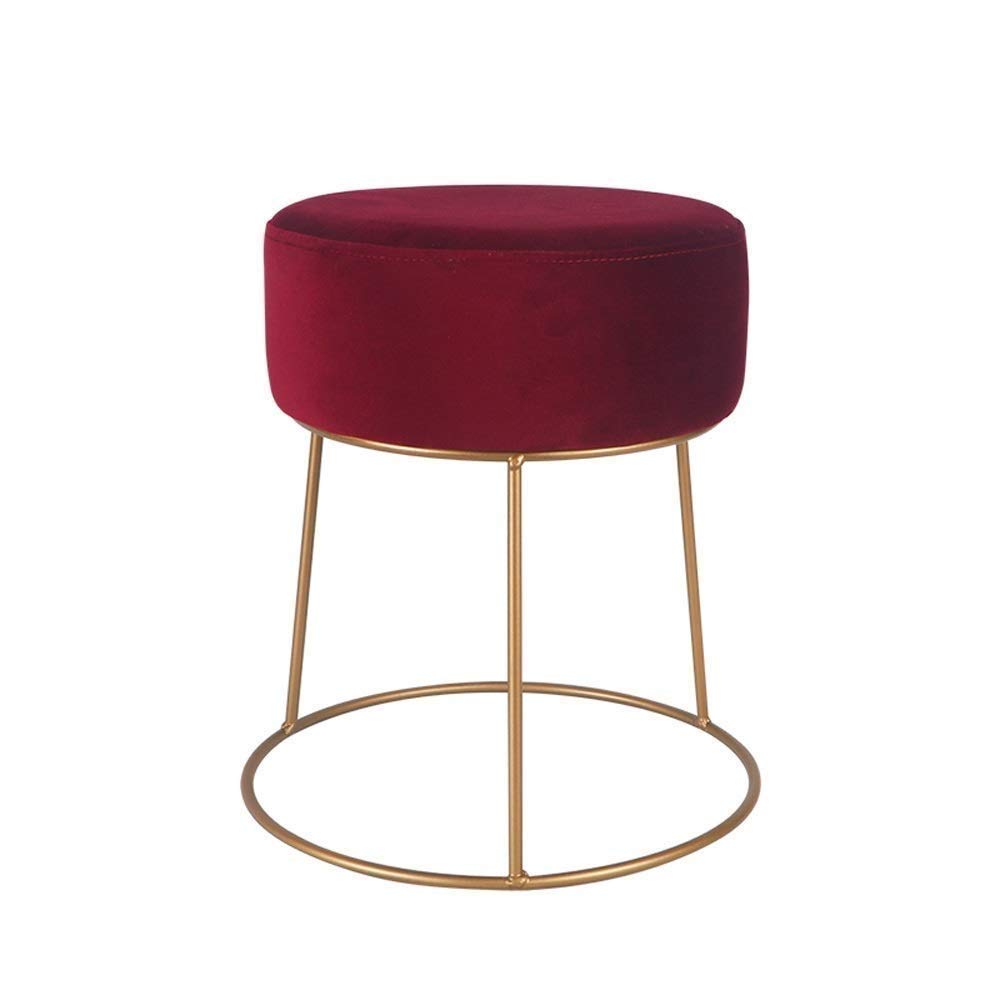 Tabouret de maquillage stable en fer forgé pour éviter l'inconfort d'assise