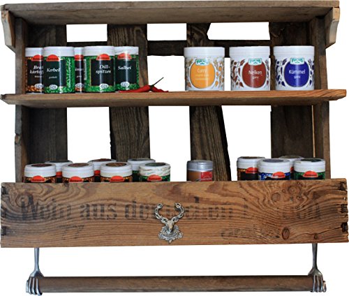 Pfalzvilla - Scaffale da cucina per le spezie con