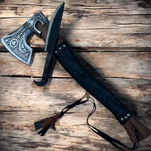 CraftTal Wikinger Axt & Rabenkopf-Messer Set ? Produktbild-Vorschau 7