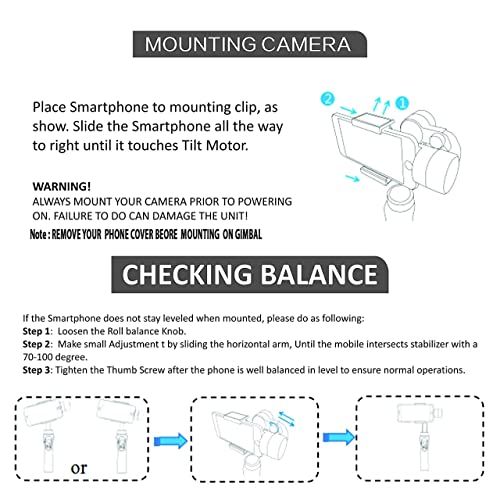 Image of DIGITEK 3-Axis Handheld Gimbal Stabilizer for Smartphones & Gopro with Face & Object Tracking Motion, Various Time Lapse Features & Upto 12 hrs. Operational Time (DSG 005)