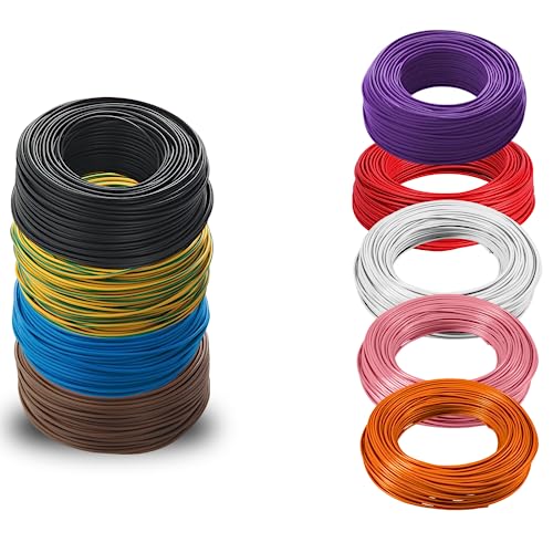 CAVO ELETTRICO FS17 SEZIONI 1.5-2.5 - 4-6 MM² UNIPOLARE 20 METRI (1X2,5 mm², Blu)
