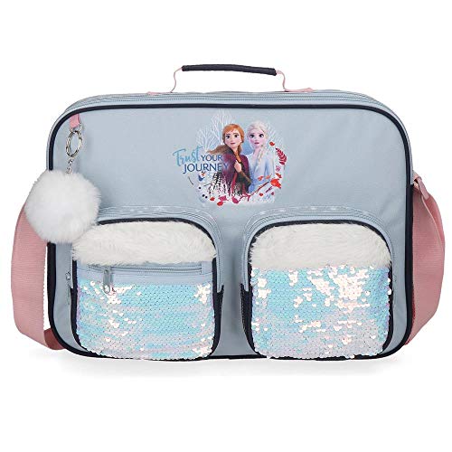 Disney Cartera Escolar Frozen Trust Your Journey  Azul