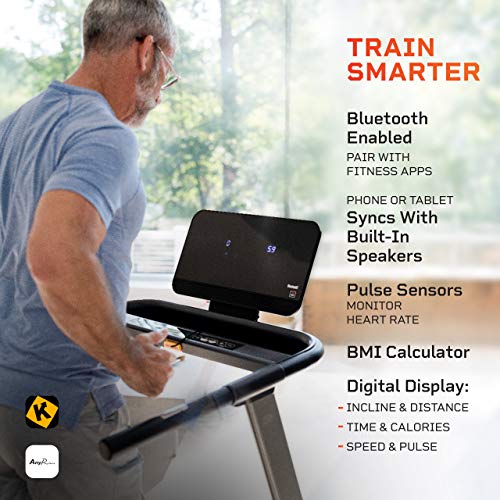 image for Lifepro Pacer Folding Treadmill for Home - Smart Motorized Portable Tr