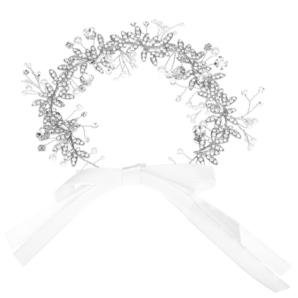 PRETYZOOM Bridal Rhinestone Wedding Dress Belt Sash 23.62 Inch Diamond Applique Waistband for Bridesmaid Formal Occasion Accessories