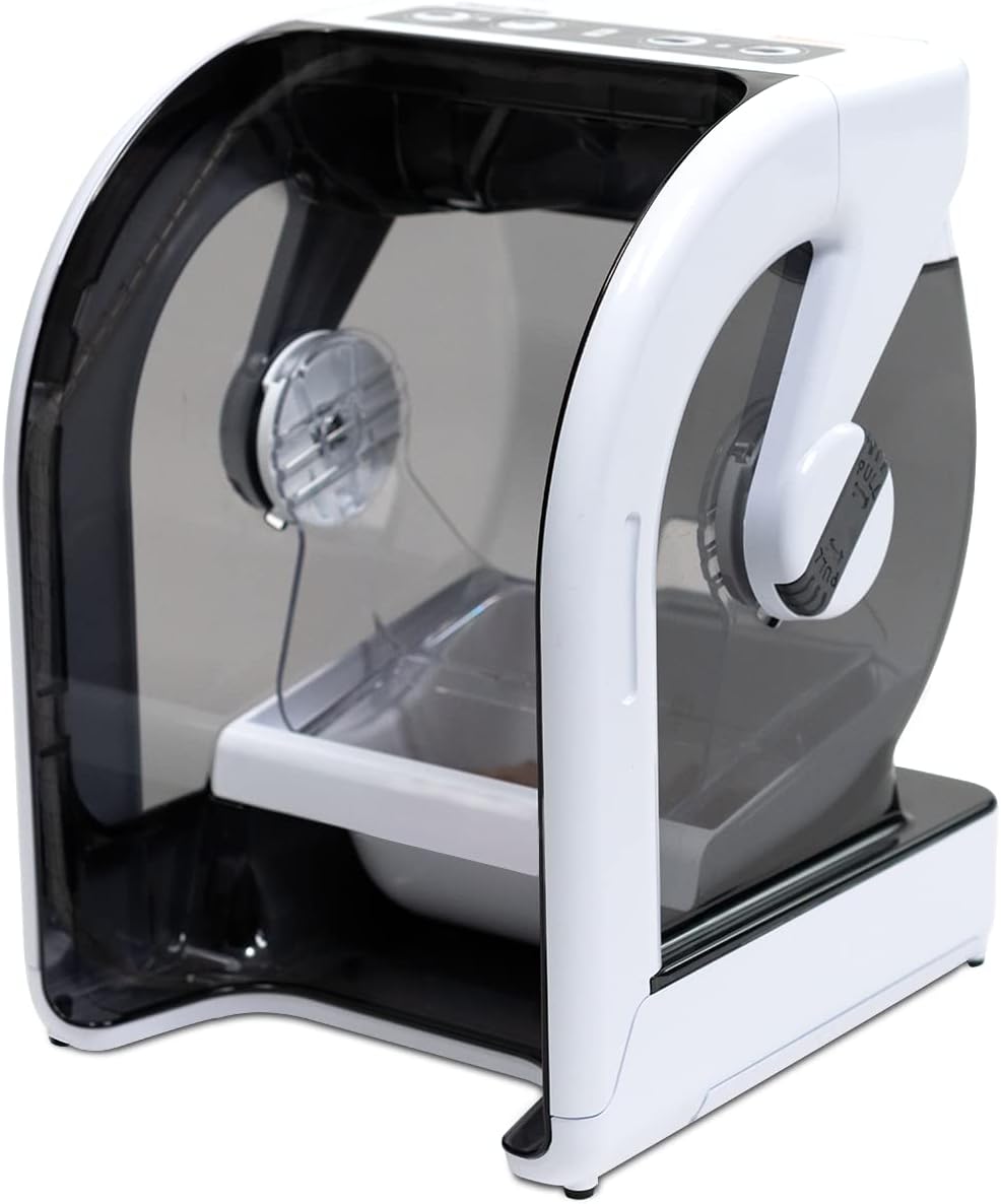 MiBowl Smart Selective Microchip-Activated Automatic Pet Feeder (CP500) - BPA and BHT Free Bowl with Enclosed Back for Small to Medium Cats and Small Dogs, White