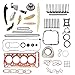 Koomaha Timing Chain Engine Gasket Valves Kit Replacement for Audi A4 Q5 TT VW GTI GLI 1.8T 2.0T CJS CPPA 06H103171F 06F129717D