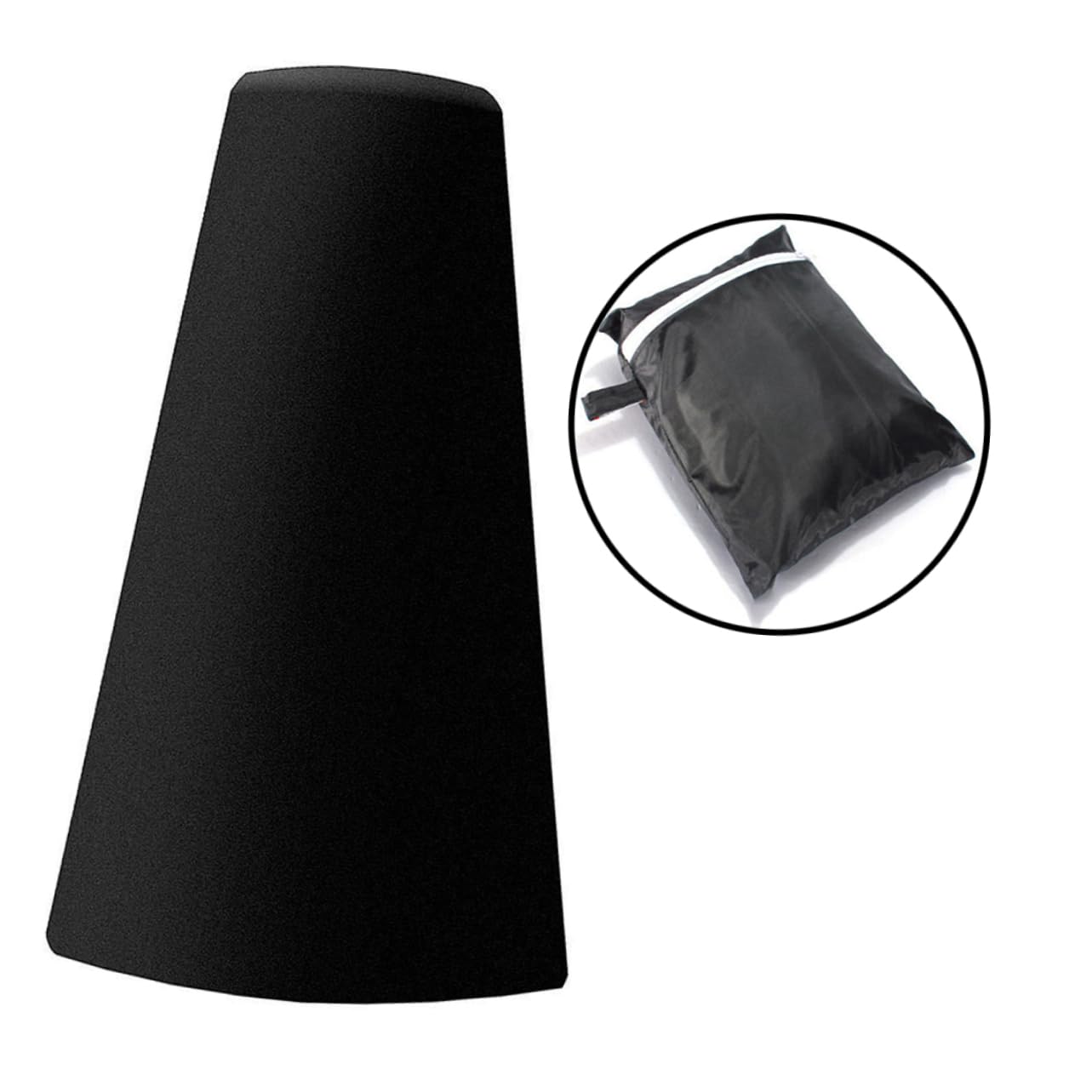 BESPORTBLE Outdoor Fireplace Cover Stove Protector Polyester Weatherproof Round Easy to Install and Carry