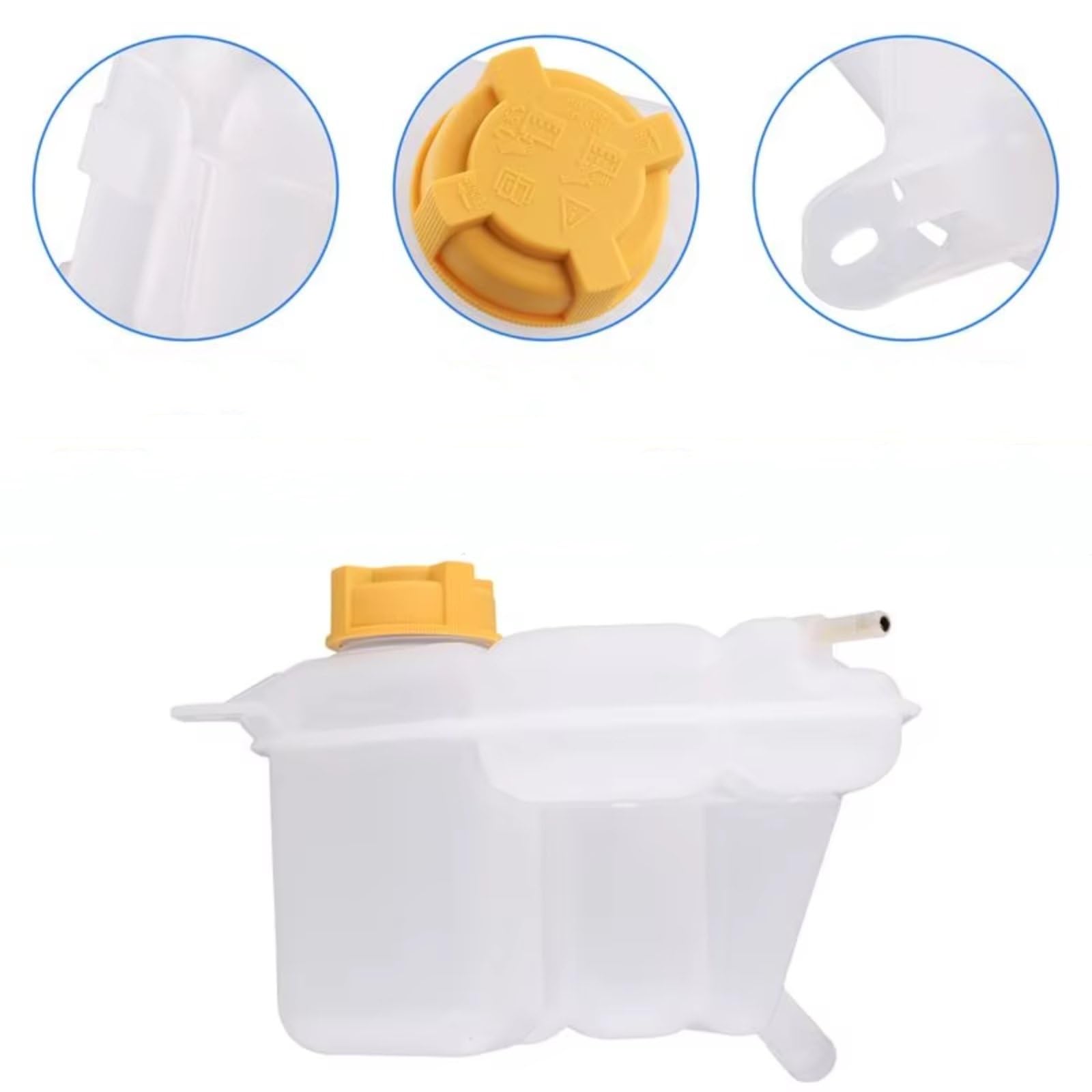 Depósito Radiador Compatible Con Ford Para EcoSport 2004-2012 Tanque De Expansión Agua Del Depósito Refrigerante Motor Coche Cubierta 2S658K218BB 2S652K218AC