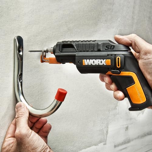 4V WORX Cordless Screwdriver w/ 6-Bit Set Screw Holder & Case - image 5