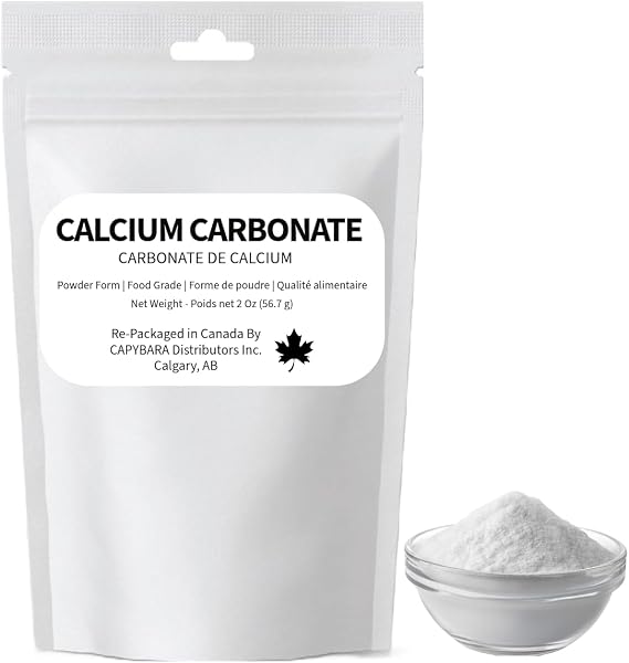 Calcium Carbonate Powder 2 Oz (56.7 g) - Sold by CAPYBARA Distributors Inc. - 1