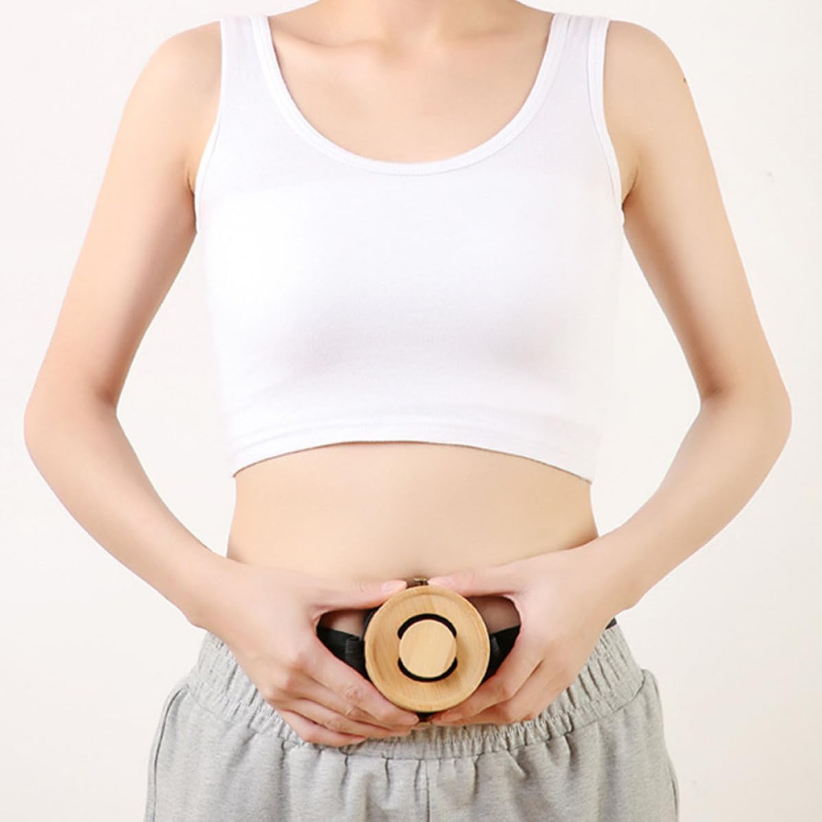 Moxa Box Bamboo Burner Holder for Abdomen and Body Use