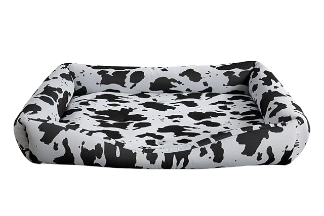 Evergreenweb - Caseta para perro suave, cama para perros con cojín reversible, talla S, 45 x 65 cm, color…