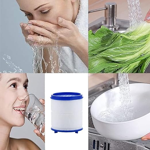 5 Pack Sink Water Faucet Filter Cartridge Replacements Sink Water Filter Faucet Water Filter Removes Chlorine Fluoride Heavy — view 4