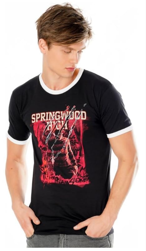 T-shirt Springwood High N/Mare On Elm Street idéal pour vos soirées cinéma