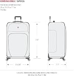 SwissGear Unisex Sion Softside Bagage extensible avec les roues Spinner Bagage- Carry-On Bagage