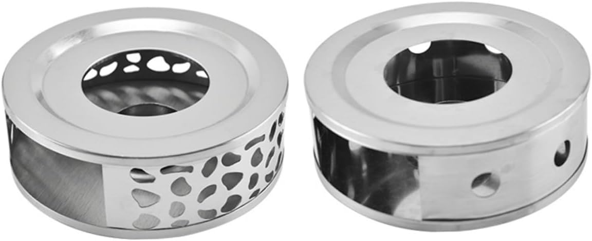 4pcs Portable Teapot Heater Tea Warmer Base for Coffee and Tea for Hotel