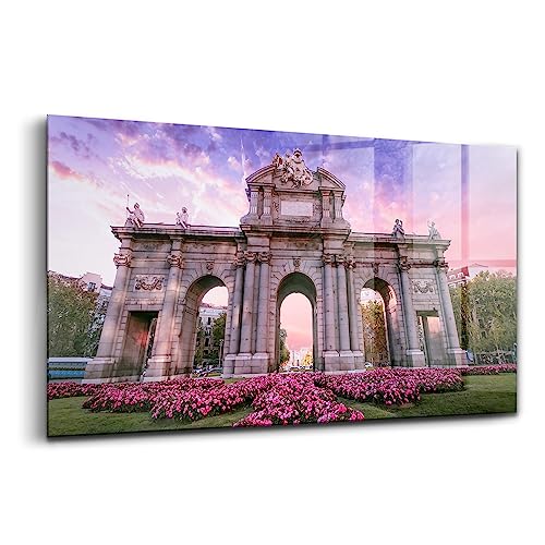 Verre d'art décoration murale haut de gamme Wallfluent 120x60cm peinture grand format