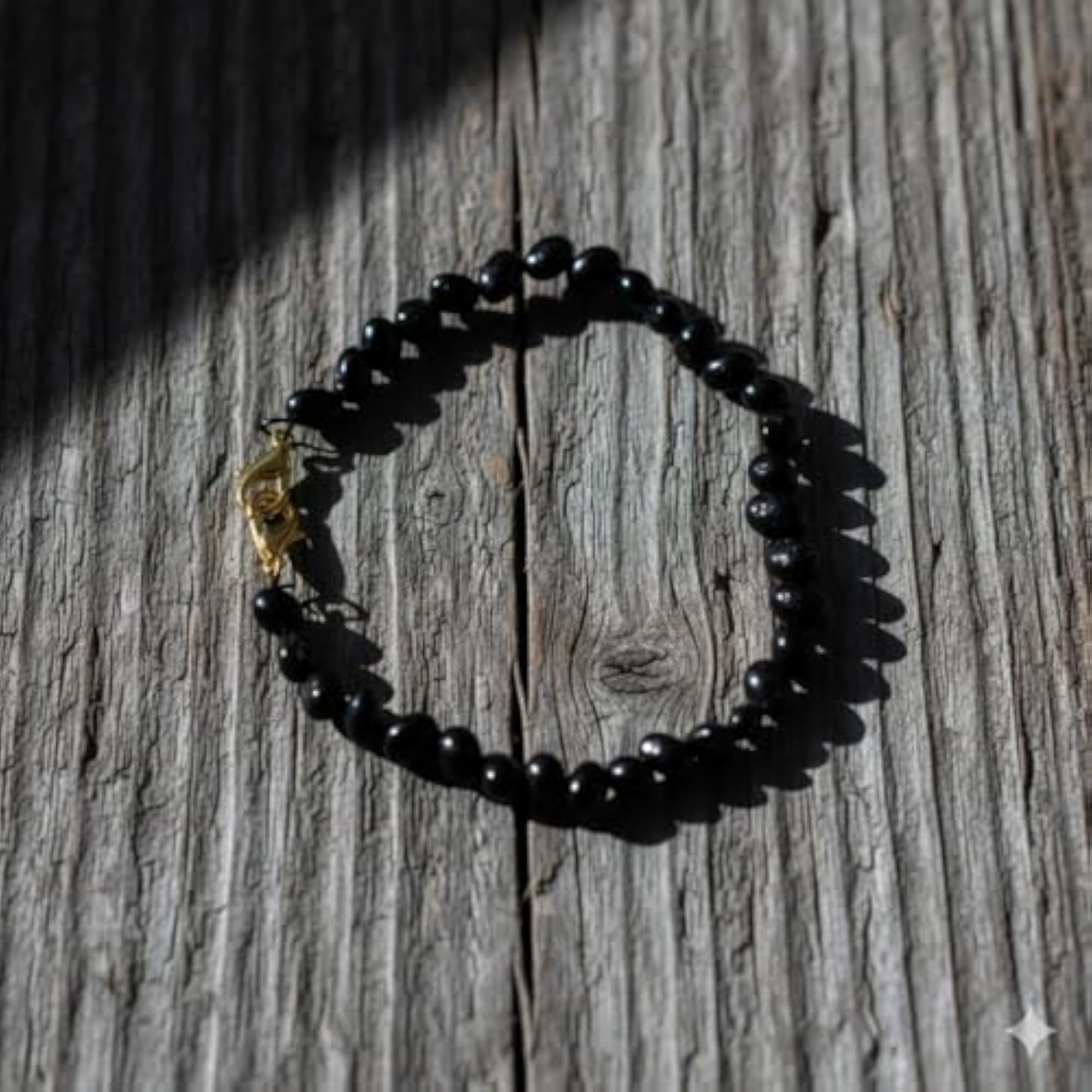 Natural Black Chirmi Beads Bracelet for Wealth and Prosperity