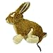 Hyper Pet Wildlife Critters Rabbit Plush Dog Toy with Squeaker, Brown