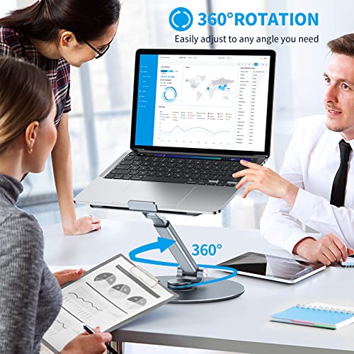 SmartDevil-Laptop-Stand-for-Desk-Adjustable-Height-to-20-Computer-Stand-for-Laptop-Laptop-Riser-with-360-Rotating-Base-Portable-Laptop-Holder-for-MacBook-Air-Pro-All-Laptops-up-to-17-inches