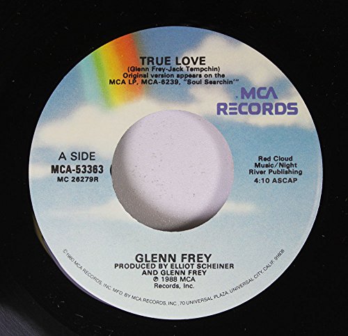 Photo de GLENN FREY 45 RPM True Love / Working Man