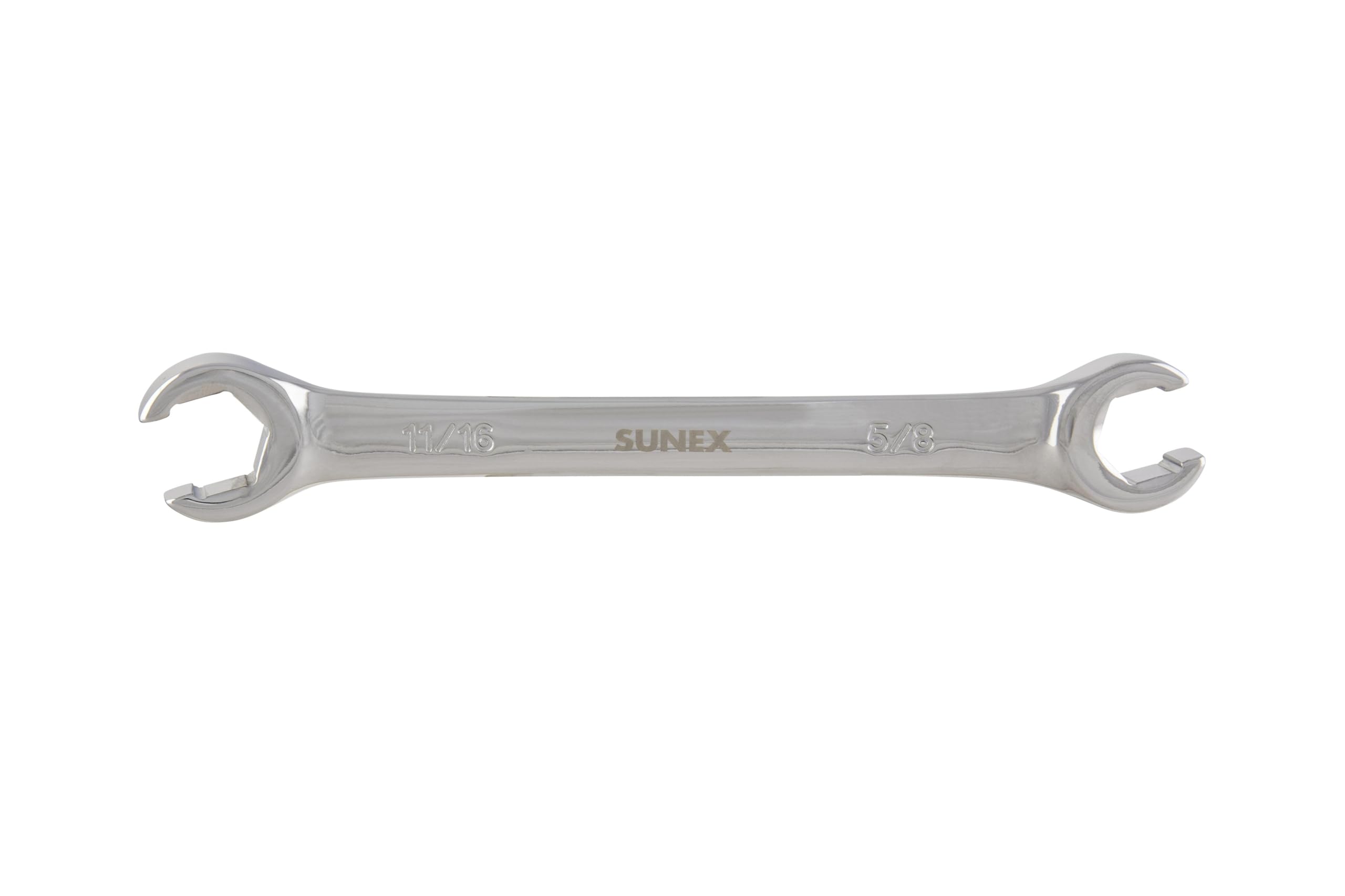 Sunex 980904 5/8" by 11/16" Fully Polished Flare Nut Wrench