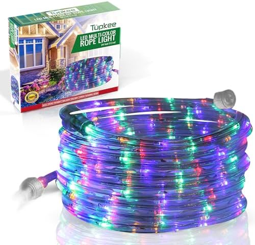 Amazon.com: Tupkee LED Rope Light Multi-Color - for Indoor and Outdoor ...