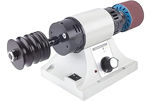 110V Electric Leather Polisher Sander with Edge Burnishing Machine