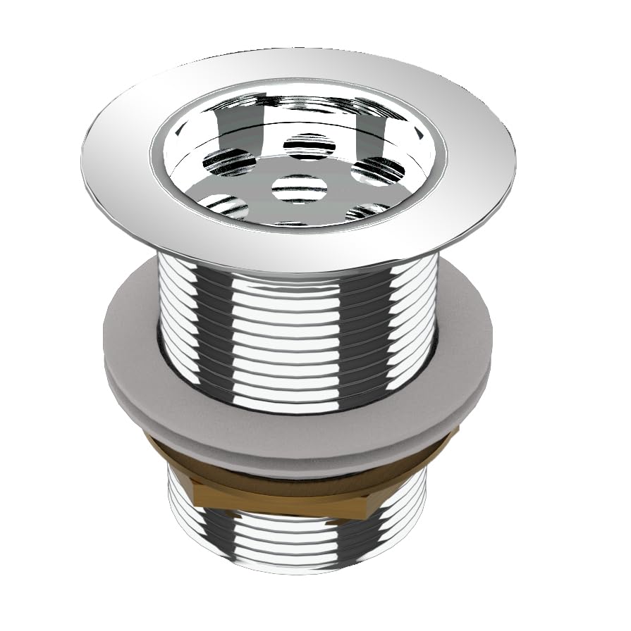 Plantex Stainless Steel Kitchen Sink Waste Coupling 3 inch Full Thread/Coupling for Wash Basin- Pack of 1 (Silver) (B0C6QPLK8V) Amazon Price History, Amazon Price Tracker