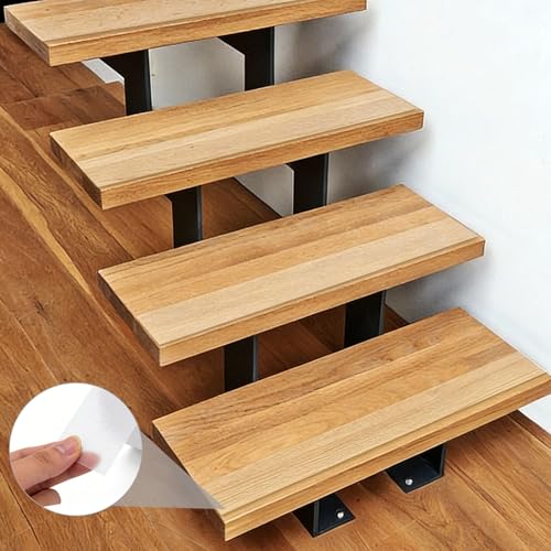 Image of Clear Anti Slip Tape for Stairs & Bathtubs, 2 inch x50FT Non-Skid Transparent Grip Tape - Soft PVC Safety Traction for Bare Feet, Pool Decks, Boats, Shower Floors