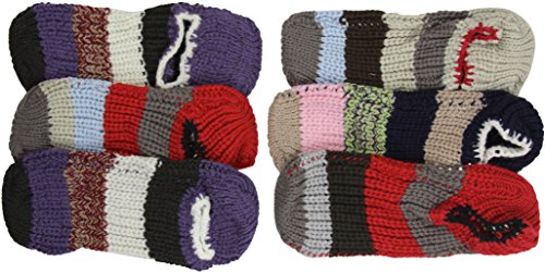 Image of ToBeInStyle Women's Pack of 6 Assorted Style Winter Socks