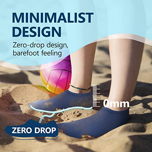 Image of JACKSHIBO Water Shoes for Women Men Quick-Dry Swim Shoes Beach Water Socks