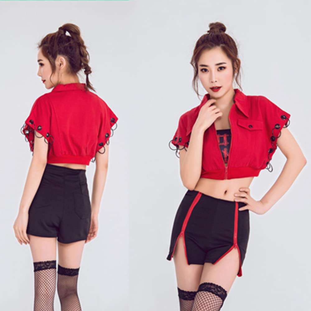 Amazon.co.jp: セクシー 夜店 DS演出服 ジャズダンス服 ヒップホップ