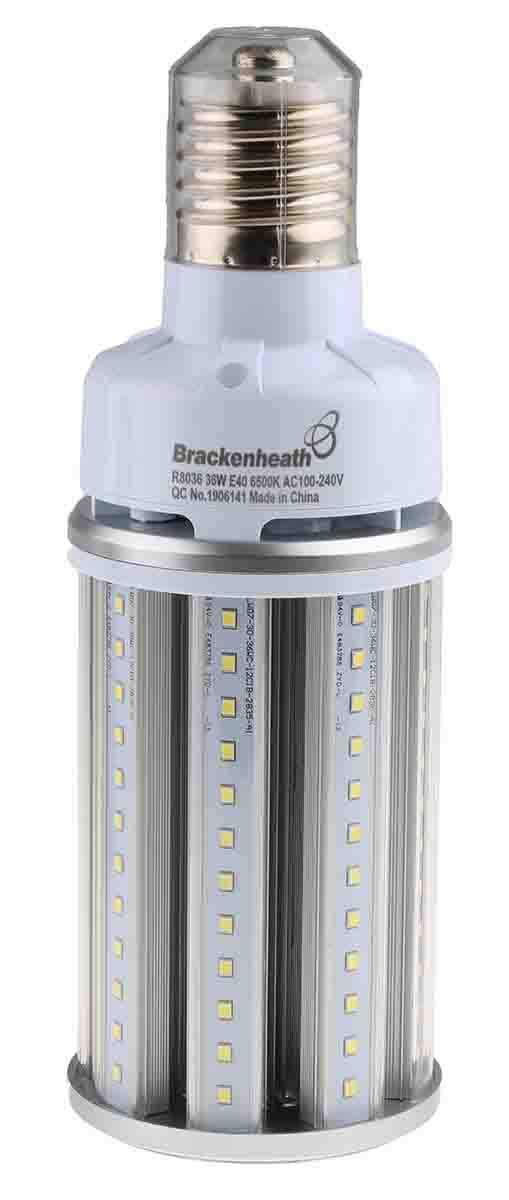 RS PRO LED-Straßenlampe Cluster 36 W / 230V 4990 lm E40 Sockel 6500k Weiß