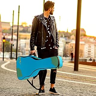 Housse pour guitare acoustique – Motif floral et feuilles – Bleu – 1 cm d’épaisseur – Étanche – 101,6 cm – 104,1 cm d… - Les Beatles, Paul McCartney, John Lennon, RIngo Starr, George Harrison Housse pour guitare acoustique - Motif floral et feuilles - Bleu - 1 cm d'épaisseur - Étanche - 101,6 cm - 104,1 cm d… – Image 6