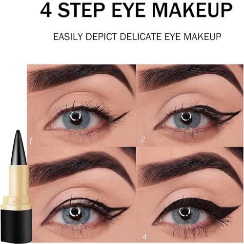 Ayky Long Wear Gel Eyeliner, lápiz gel negro, Pack 2 piezas miniatura 7