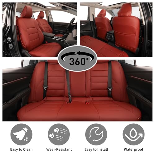 Image of EKR Car Seat Covers for Toyota Camry 2018-2024 (Gas),Full Set