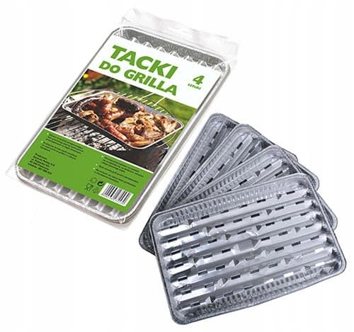 SARANTIS Einweggrill der Marke SAR Jan NZ GROSIK TACKI ALU DO GRILA Duże 4szt