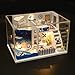 Flever Dollhouse Miniature DIY House Kit Creative Room with Furniture for Romantic Valentine's Gift-Sound of The Sea