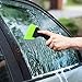 5 Inch Shower Squeegee, Window Tint Squeegee for Car, RV, Windshield, Bathroom, Glass, Mirror, 1 Non-Slip Rubber Squeegee+1 Spare Water Blade