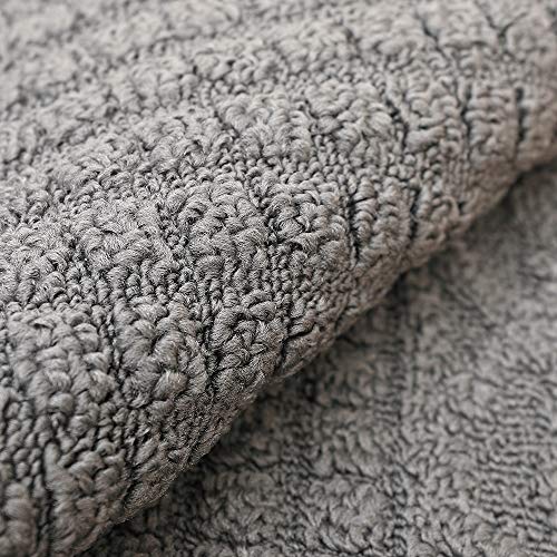 39X20Inch Anti Fatigue Kitchen Rug Mats Are Made Of 100% Polypropylene Half Round Rug Cushion Specialized In Anti Slippery And Machine Washable,Grey #TOP3