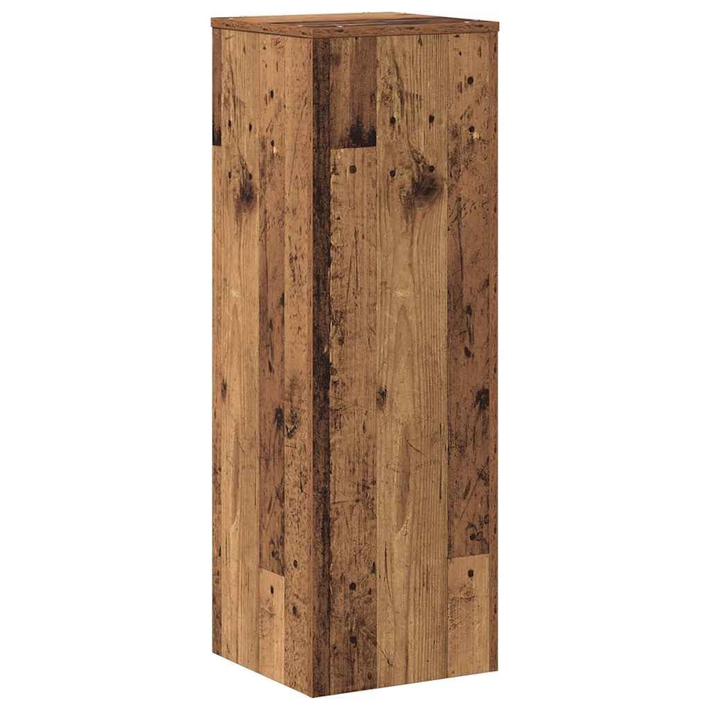 Vidaxl (Old Wood) Plant Stand Plant Pot Holder Flower Stand Engineered Wood