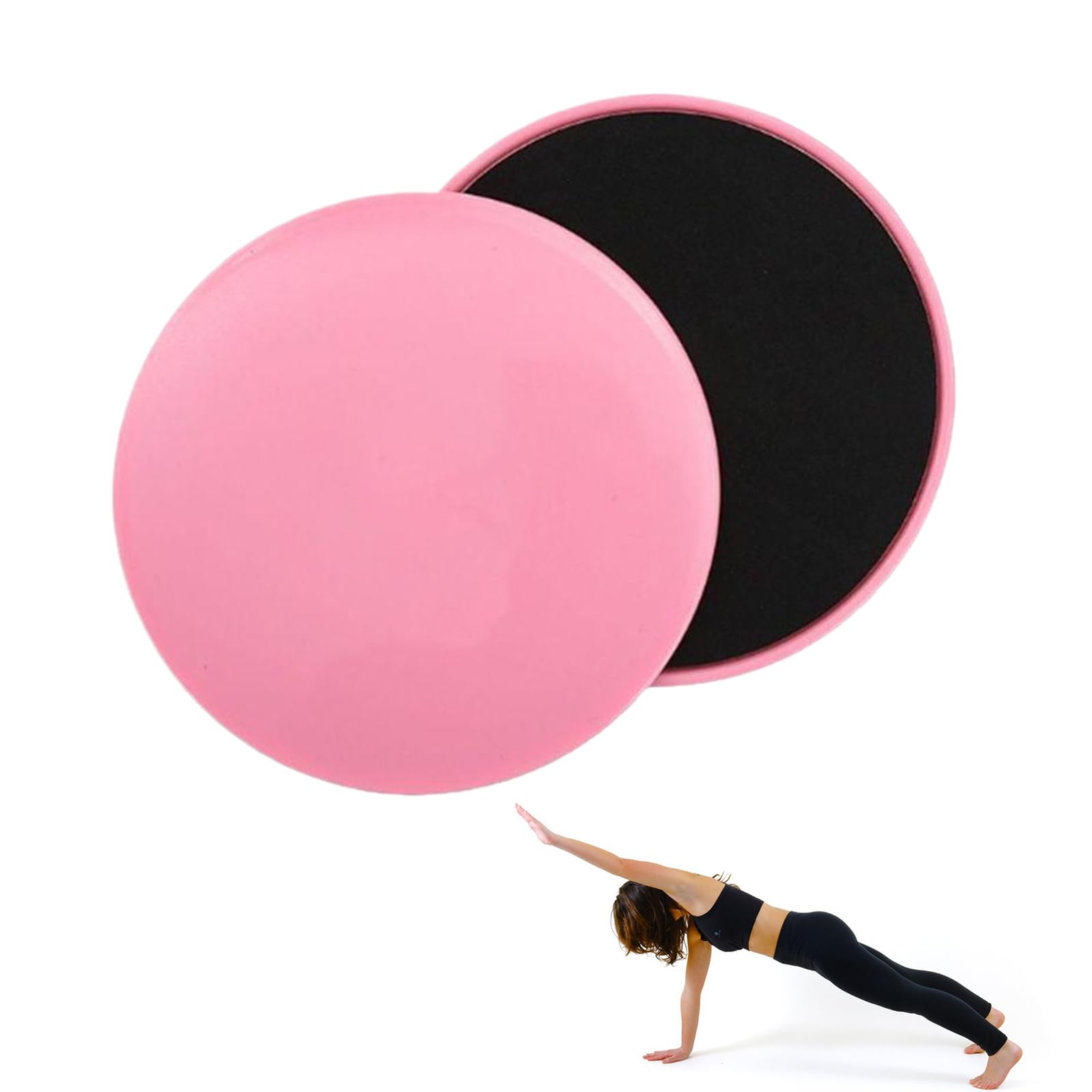 Dischi Scorrevoli per Fitness,Core Sliders,2 Pezzi Dischi Scorrevoli per Fitness,Esercizio Disco Scorrevole per Allenamento Completo del Corpo