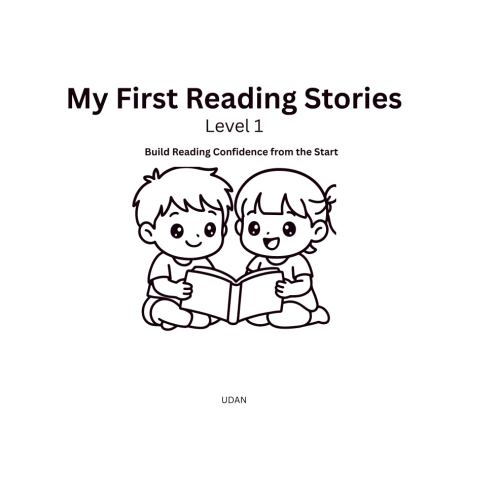 My First Reading Stories: Level 1 | Early Reader Book with Reusable Word Cards (UDAN Little Readers)